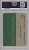 Jackson Robinson from the 2023 Topps Chrome Platinum Anniversary set featuring a Platinum Toile Cream & Gold Refractor parallel graded by PSA and given an overall grade of 10.