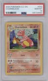 Charmeleon from the 2023 Pokemon CLC set graded by PSA and given an overall grade of 10.