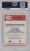 Michael Penix Jr.  from the 2023 Bowman Chrome University set featuring a Gold Refractor parallel graded by PSA and given an overall grade of 9.