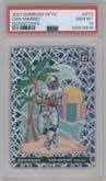 Dan Marino from the 2021 Panini Donruss Optic set graded by PSA and given an overall grade of 10.