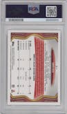 Travis Kelce from the 2013 Topps set graded by PSA and given an overall grade of 10.