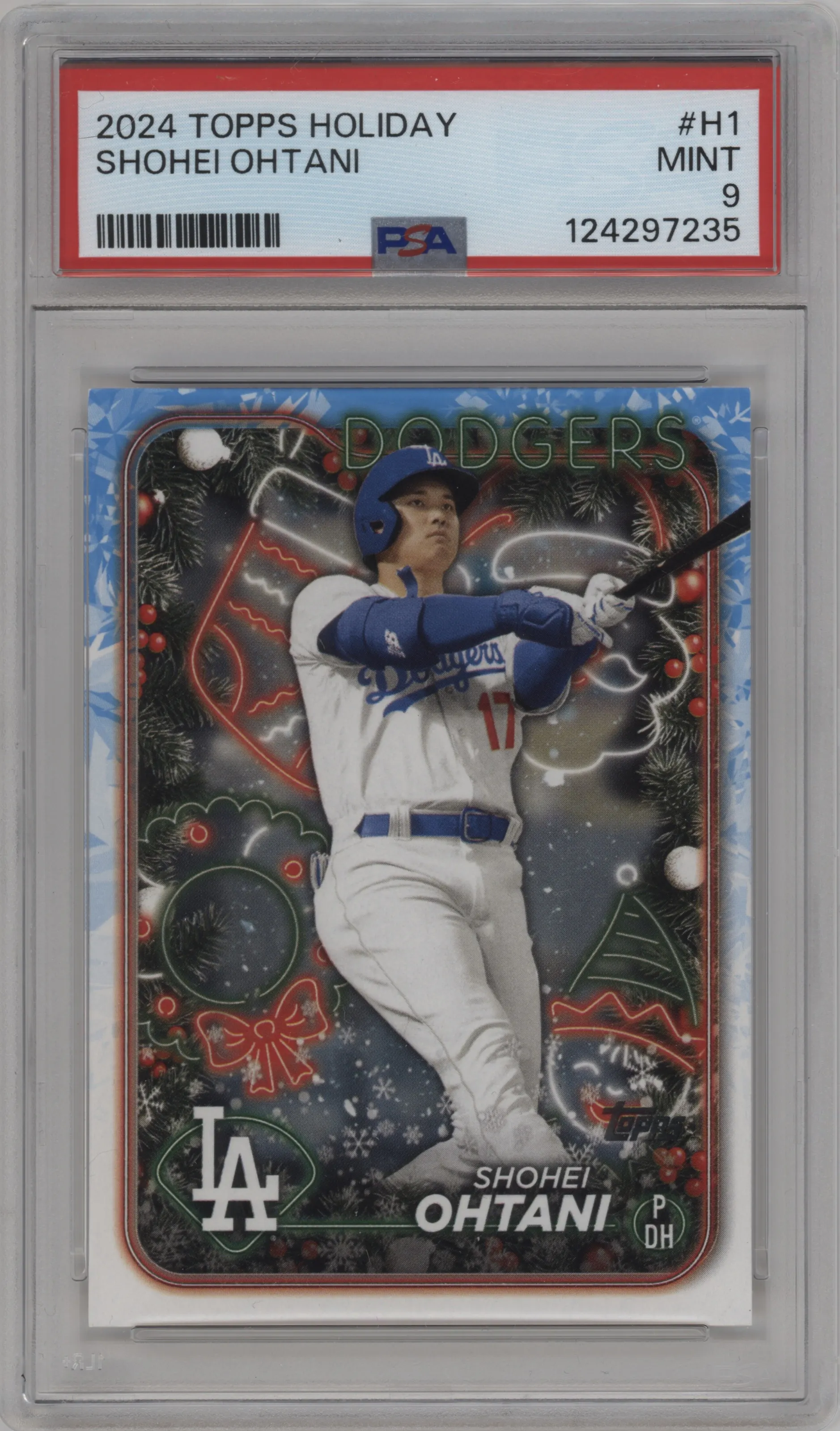 2024 Topps Holiday Shohei Ohtani #H1 PSA 9