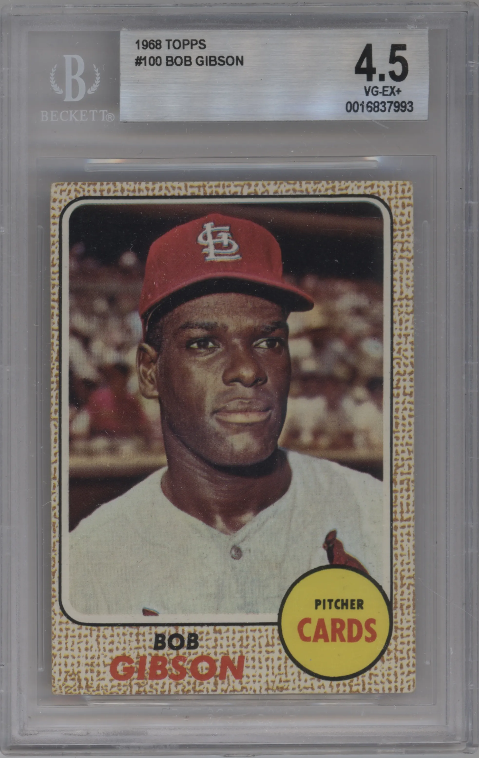 1968 Topps Bob Gibson BGS 4.5