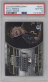 Paul Skenes from the 2023 Bowman Draft set graded by PSA and given an overall grade of 10.