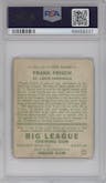 Frank Frisch from the 1934 Goudey set graded by PSA and given an overall grade of 2.