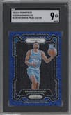 Brandon Miller from the 2023-24 Panini Prizm set featuring a Fast Break Blue Prizm parallel graded by SGC and given an overall grade of 9.