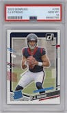 C.J. Stroud from the 2023 Panini Donruss set graded by PSA and given an overall grade of 10.