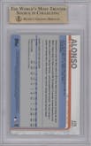 Pete Alonso from the 2019 Topps Series 2 set featuring a AS Game parallel graded by Beckett and given an overall grade of 10.