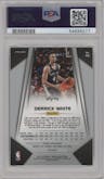 Derrick White from the 2017-18 Panini Mosaic Prizm  set graded by PSA and given an overall grade of 10.