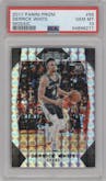 Derrick White from the 2017-18 Panini Mosaic Prizm  set graded by PSA and given an overall grade of 10.