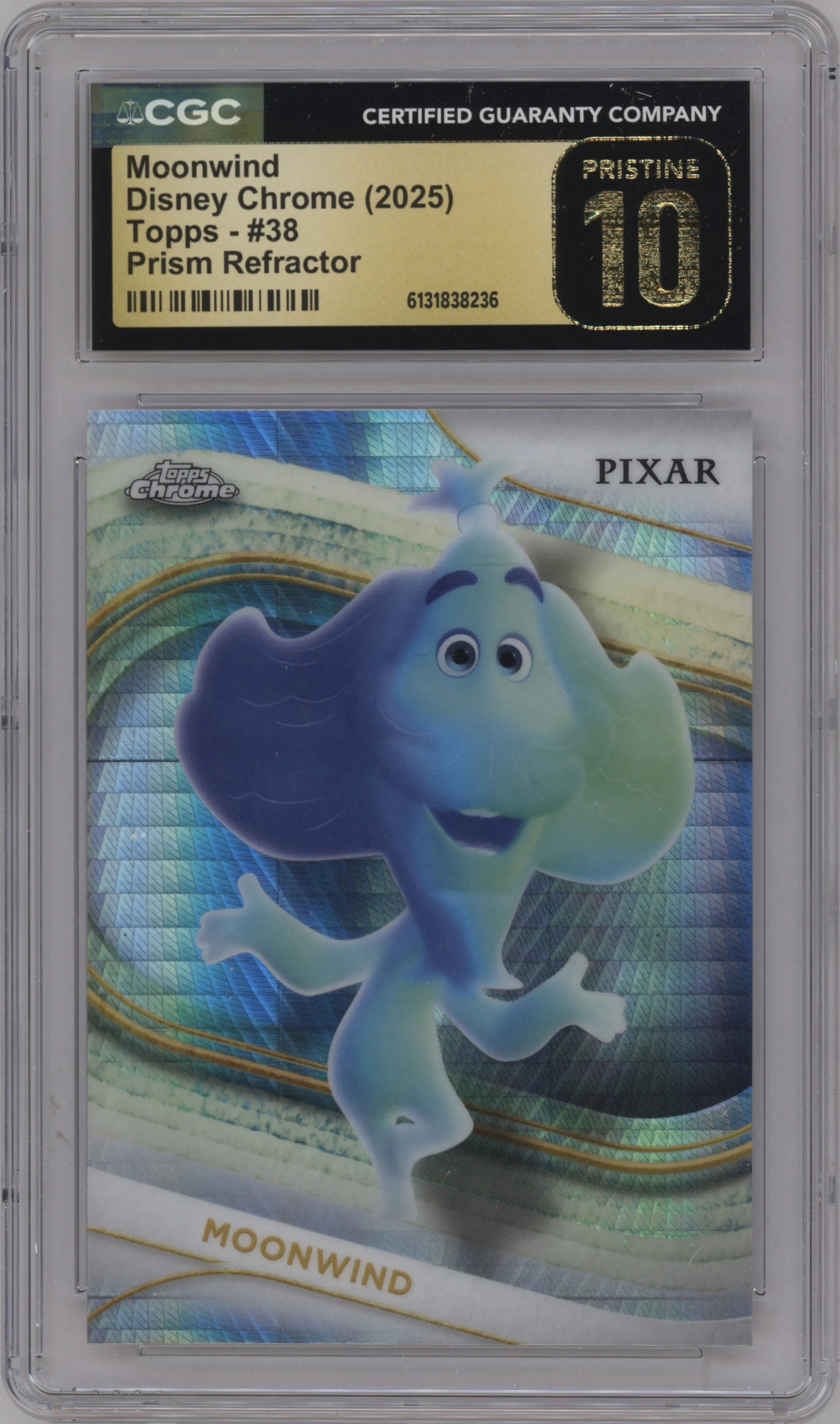 2025 Topps Chrome Disney Moonwind Prism Refractor CGC 10