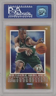 Antoine Walker from the 1996-97 Skybox E-X2000 set graded by PSA and given an overall grade of 9.