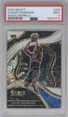 Ausar Thompson from the 2023-24 Panini Select  set featuring a White Sparkle parallel graded by PSA and given an overall grade of 9.