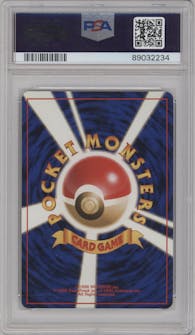 Mr. Mime from the 1997 Pokemon JPN set graded by PSA and given an overall grade of 10.