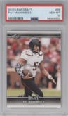 Pat Mahomes II from the 2017 Leaf Draft set graded by PSA and given an overall grade of 10.