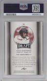 Pat Mahomes II from the 2017 Leaf Draft set graded by PSA and given an overall grade of 10.