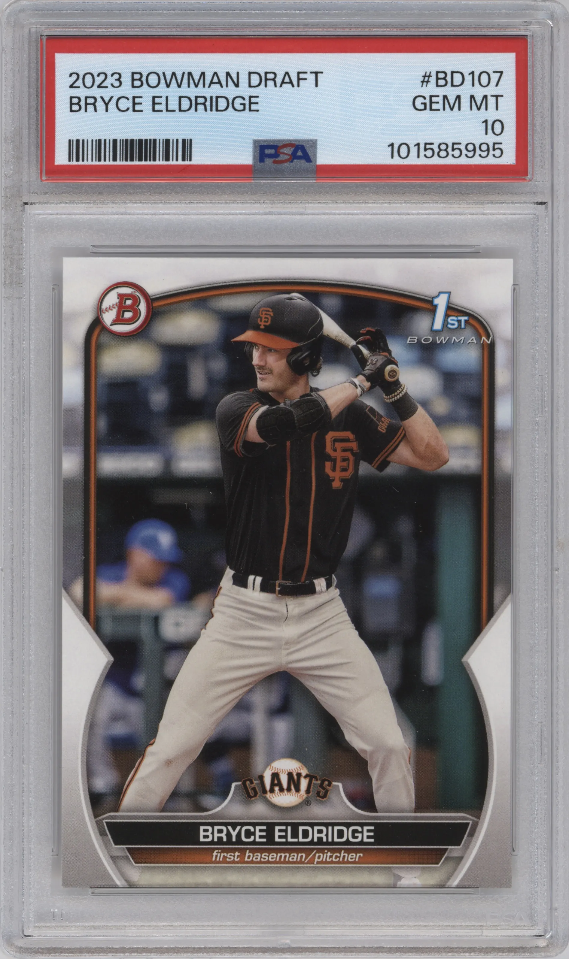 2023 Bowman Draft Bryce Eldridge PSA 10