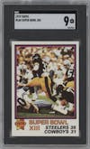 Super Bowl XIII from the 1979 Topps set graded by SGC and given an overall grade of 9.