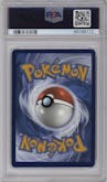 Charizard VSTAR from the 2023 Pokemon SWSH set graded by PSA and given an overall grade of 8.