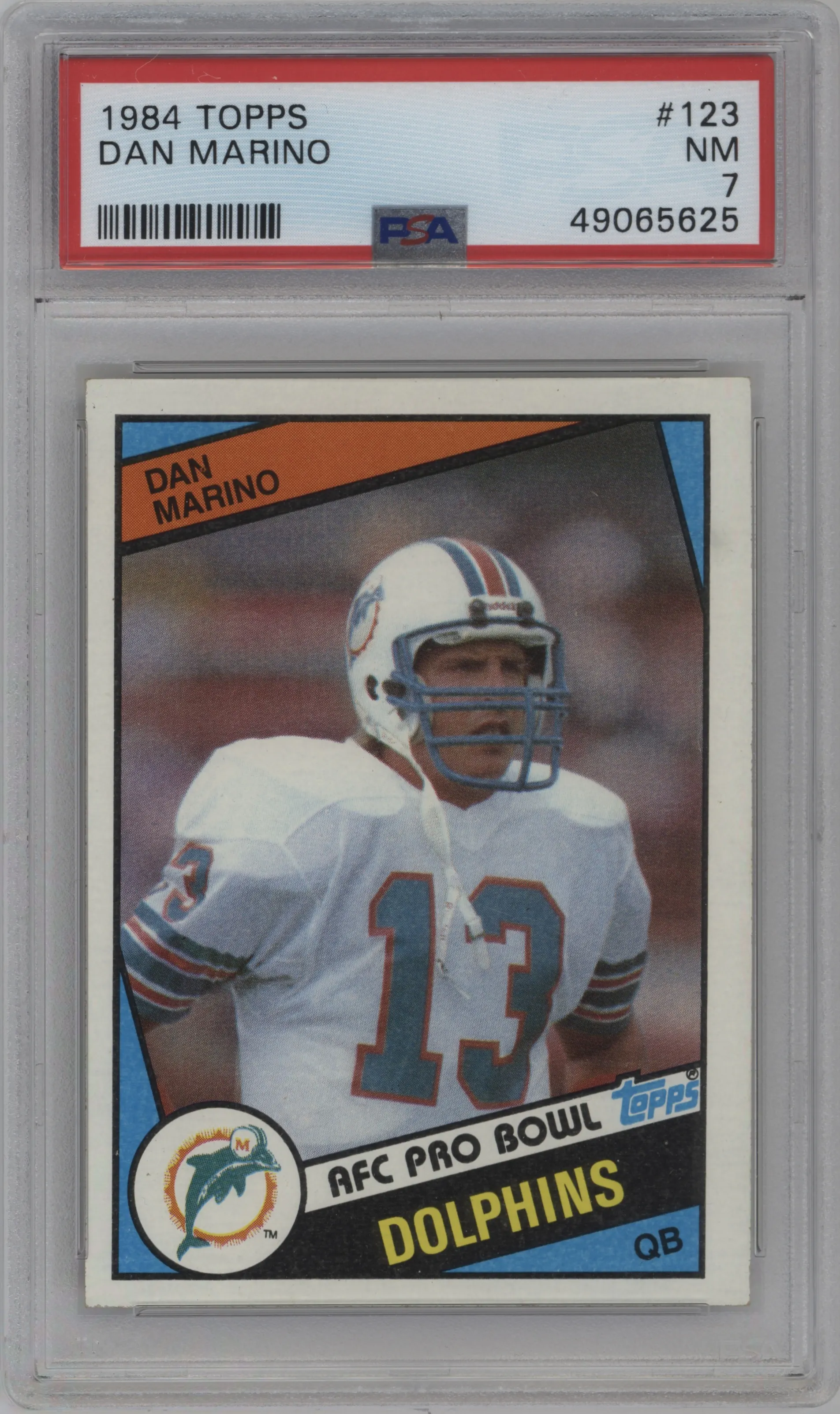 1984 Topps Dan Marino PSA 7
