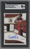 Pascal Siakam from the 2019-20 Panini Immaculate Collection set graded by SGC and given an overall grade of 9.
