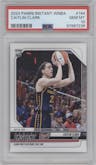 Caitlin Clark from the 2024-25 Panini Instant WNBA set graded by PSA and given an overall grade of 10.