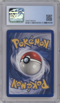 Clefairy from the 1999 Pokemon set graded by CSG and given an overall grade of 8.
