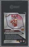 Jayden Daniels from the 2024 Panini Prizm set graded by SGC and given an overall grade of 9.5.