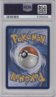 Umbreon EX from the 2016 Pokemon XY set graded by PSA and given an overall grade of 7.