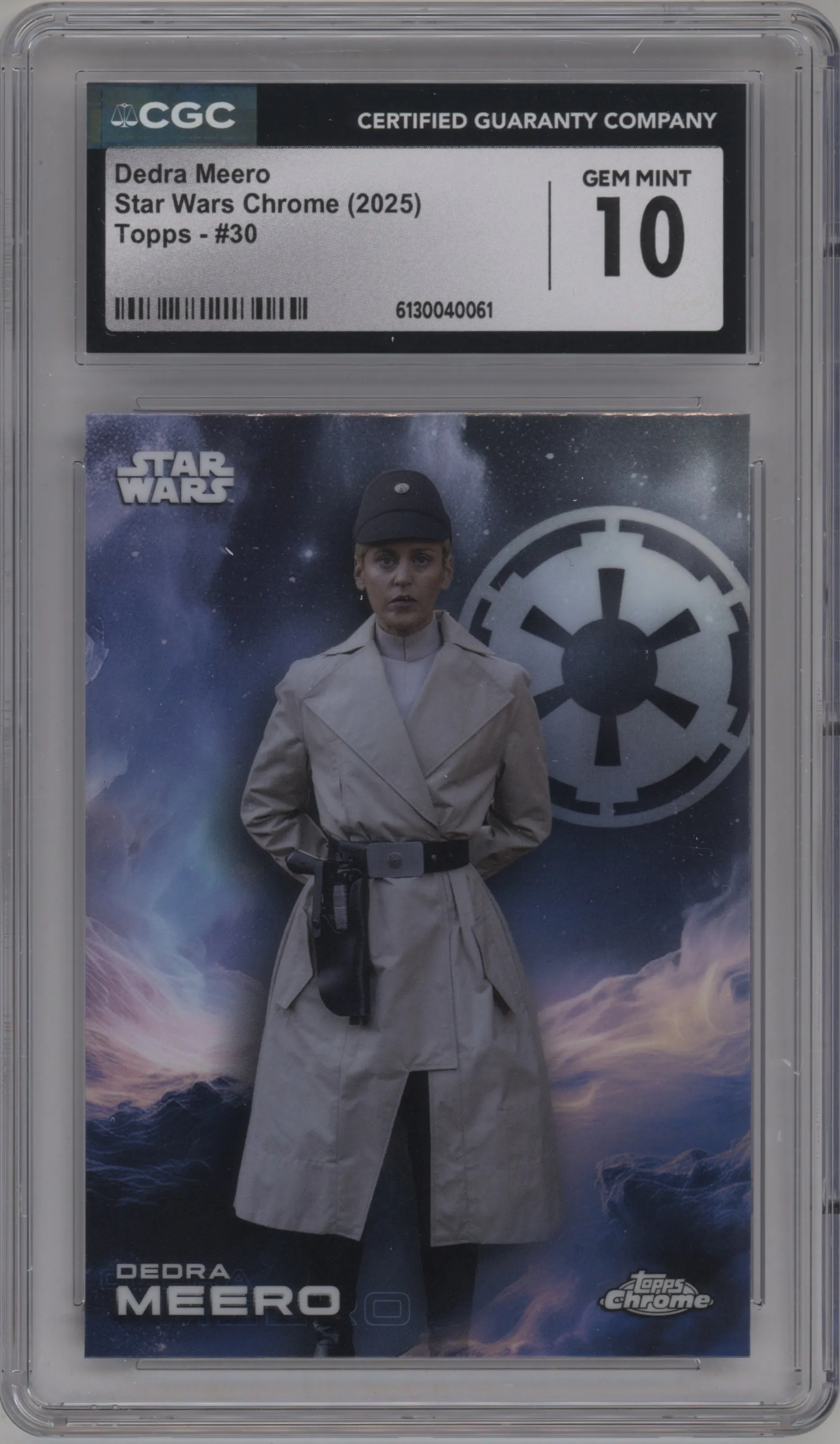 2025 Topps Chrome Star Wars Dedra Meero CGC 10