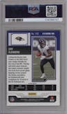 Zay Flowers from the 2023 Panini Contenders Optic set featuring a Red parallel graded by PSA and given an overall grade of 9.
