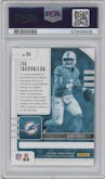 Tua Tagovailoa from the 2020 Panini Absolute set graded by PSA and given an overall grade of 10.