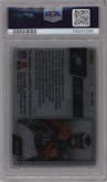 Jalen Hurts from the 2020 Panini Elements set graded by PSA and given an overall grade of 8.
