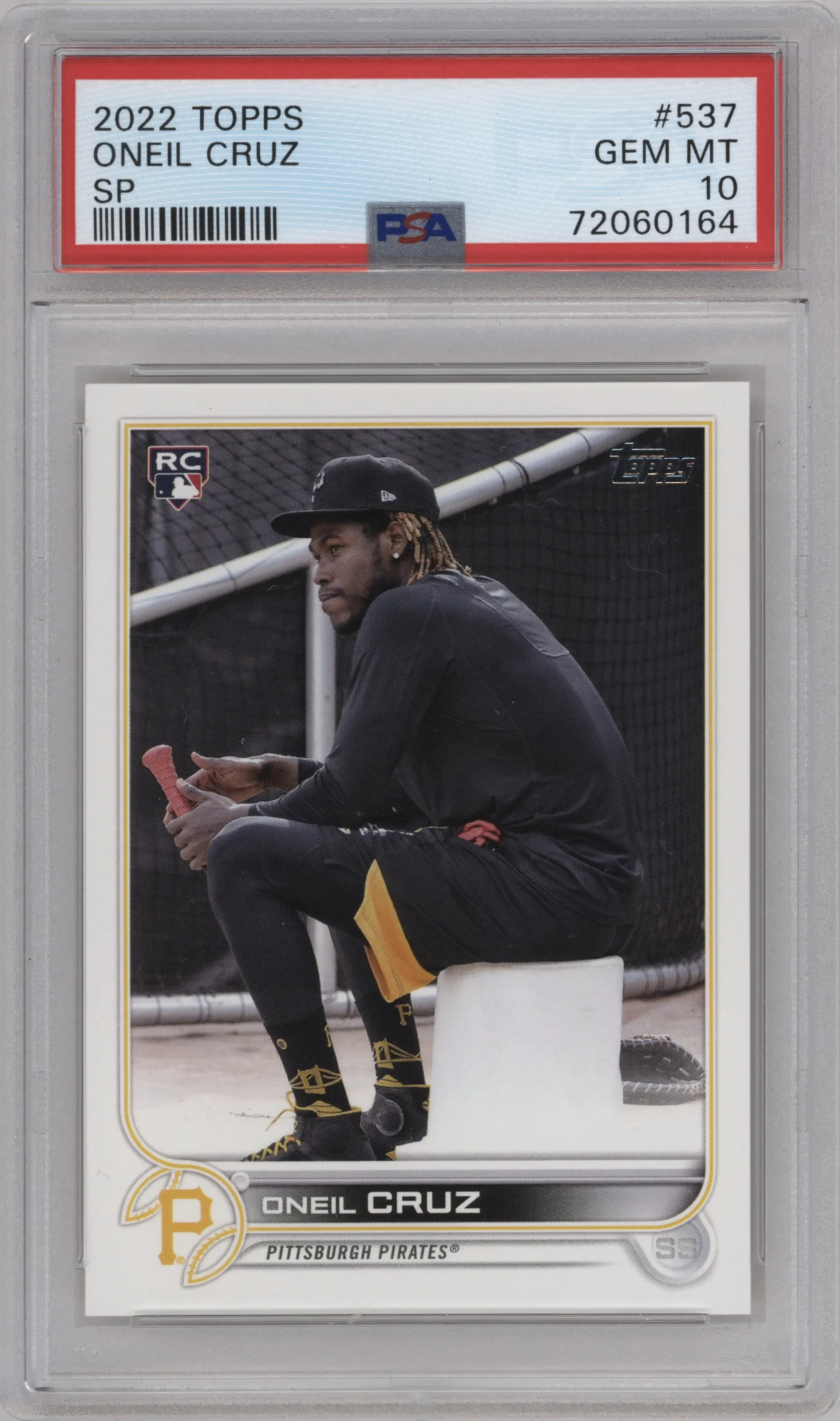 2022 Topps Series 2 SP Oneil Cruz PSA 10