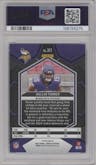Dallas Turner from the 2024 Panini Mosaic set featuring a Genesis parallel graded by PSA and given an overall grade of 10.