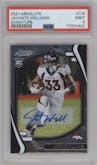 Javonte Williams from the 2021 Panini Absolute set graded by PSA and given an overall grade of 9.
