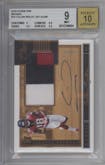 Calvin Ridley from the 2018 Panini One set featuring a Bronze parallel graded by Beckett and given an overall grade of 9.