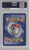 Charizard from the 1999 Pokemon set graded by PSA and given an overall grade of 8.