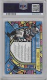 Christian McCaffrey from the 2020 Panini Prizm set graded by PSA and given an overall grade of 9.