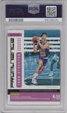 John Stockton from the 2019-20 Panini Status set featuring a Green Escher Squares parallel graded by PSA and given an overall grade of 10.