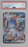 Glaceon VMAX from the 2021 Pokemon SWSH JPN set graded by PSA and given an overall grade of 10.