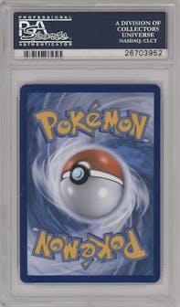 Mewtwo EX from the 2016 Pokemon XY set graded by PSA and given an overall grade of 9.