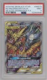 Moltres/Zapdos/Articuno GX from the 2019 Pokemon S&M  set featuring a Hidden Fates Elite Trainer Box parallel graded by PSA and given an overall grade of 9.