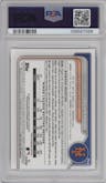Luisangel Acuna from the 2024 Bowman Chrome Mega Box set graded by PSA and given an overall grade of 10.
