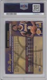 Kobe Bryant from the 1998-99 Fleer Ultra set graded by PSA and given an overall grade of 8.