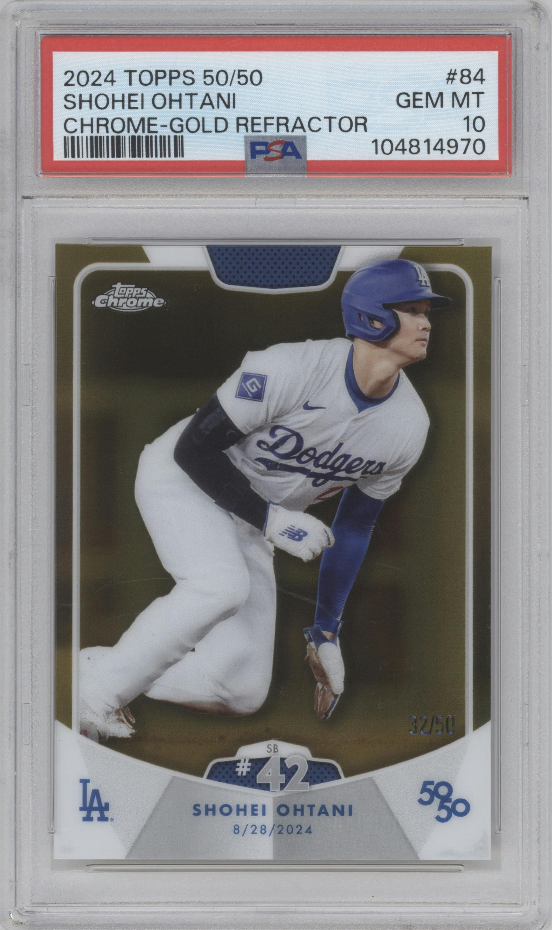 [さぁー]Shohei Ohtani 50/50 ボックス※おまけ付 2024 Topps 50/50: Shohei Ohtani – 10-Pack Box