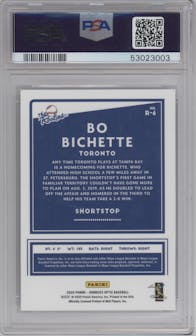 Bo Bichette from the 2020 Panini Donruss Optic set graded by PSA and given an overall grade of 10.