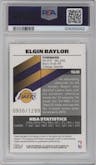 Elgin Baylor from the 2008-09 Topps Signature set graded by PSA and given an overall grade of 10.
