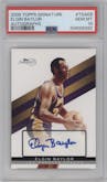 Elgin Baylor from the 2008-09 Topps Signature set graded by PSA and given an overall grade of 10.
