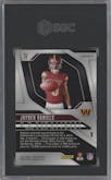 Jayden Daniels from the 2024 Panini Prizm set graded by SGC and given an overall grade of 9.5.